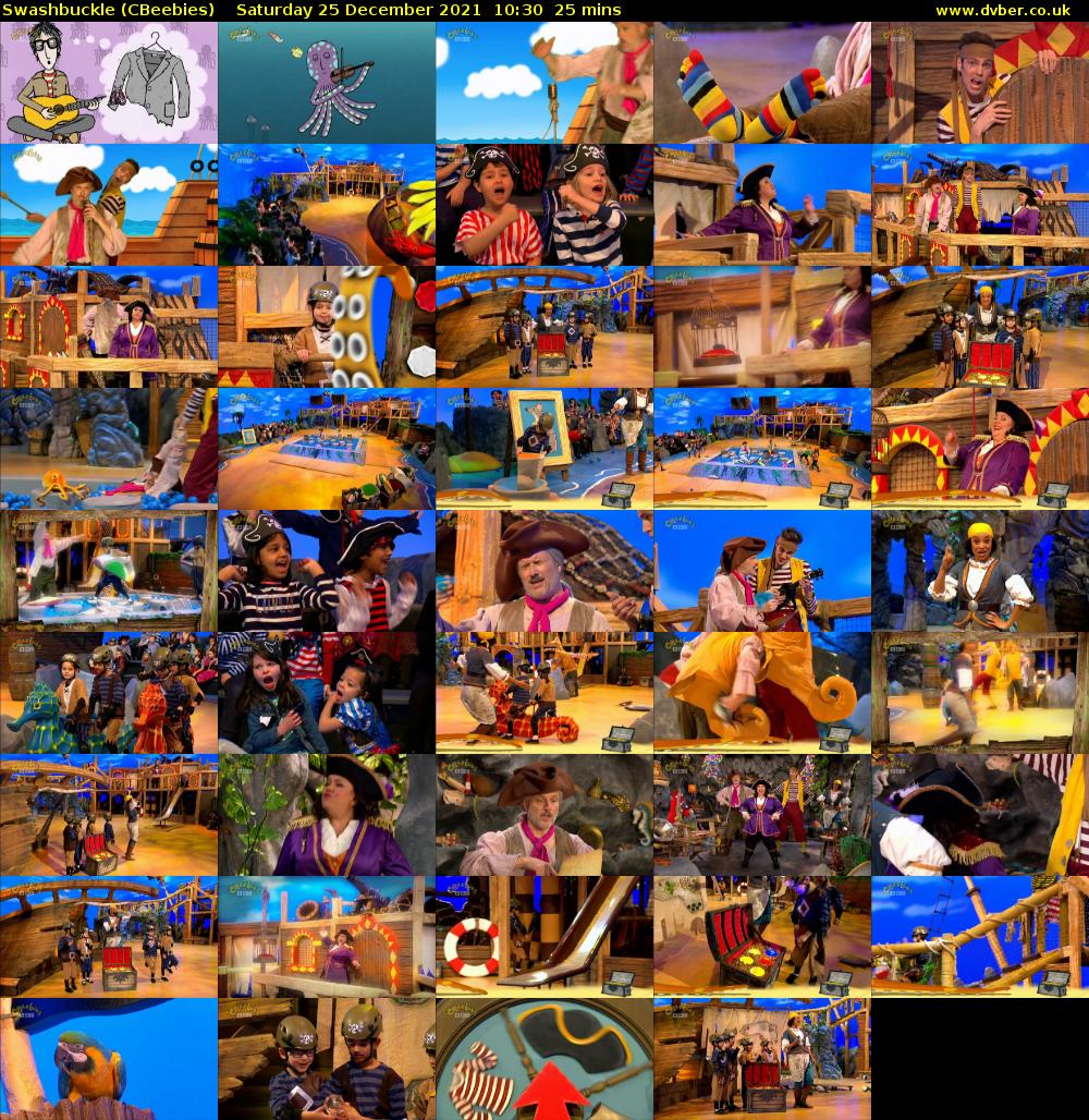 Swashbuckle (CBeebies) Saturday 25 December 2021 10:30 - 10:55