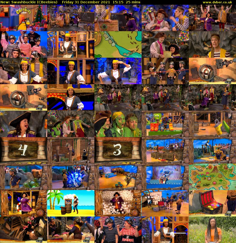 Swashbuckle (CBeebies) Friday 31 December 2021 15:15 - 15:40