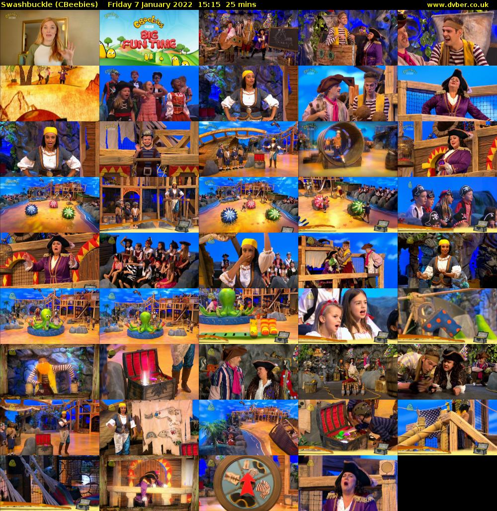 Swashbuckle (CBeebies) Friday 7 January 2022 15:15 - 15:40