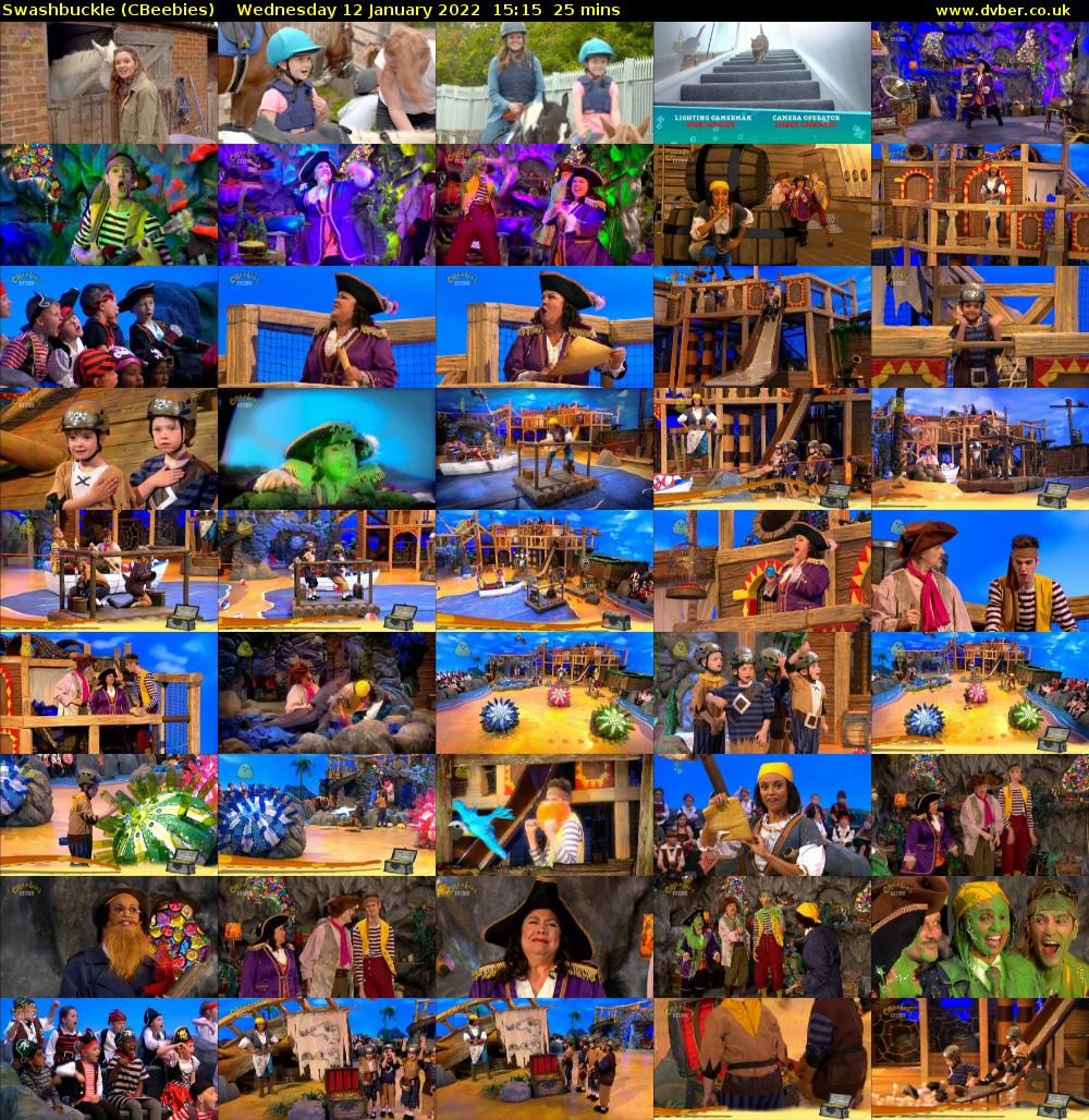Swashbuckle (CBeebies) Wednesday 12 January 2022 15:15 - 15:40