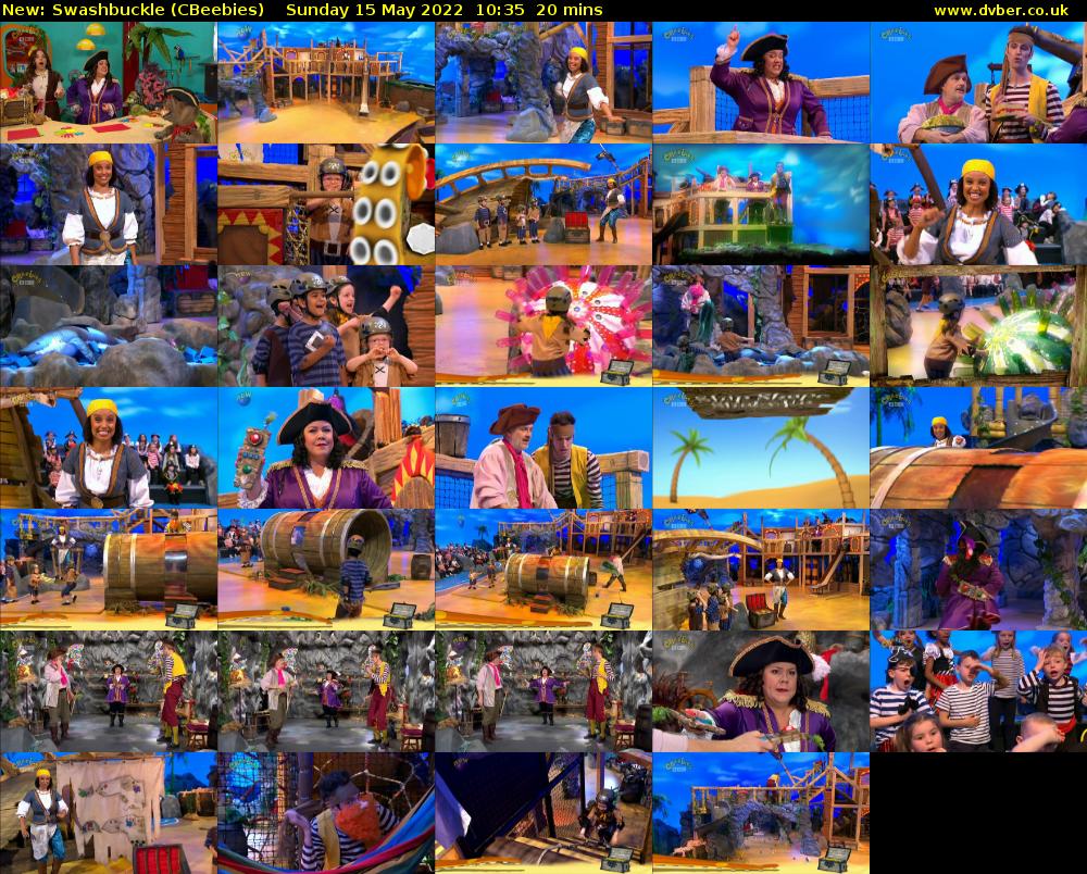 Swashbuckle (CBeebies) Sunday 15 May 2022 10:35 - 10:55