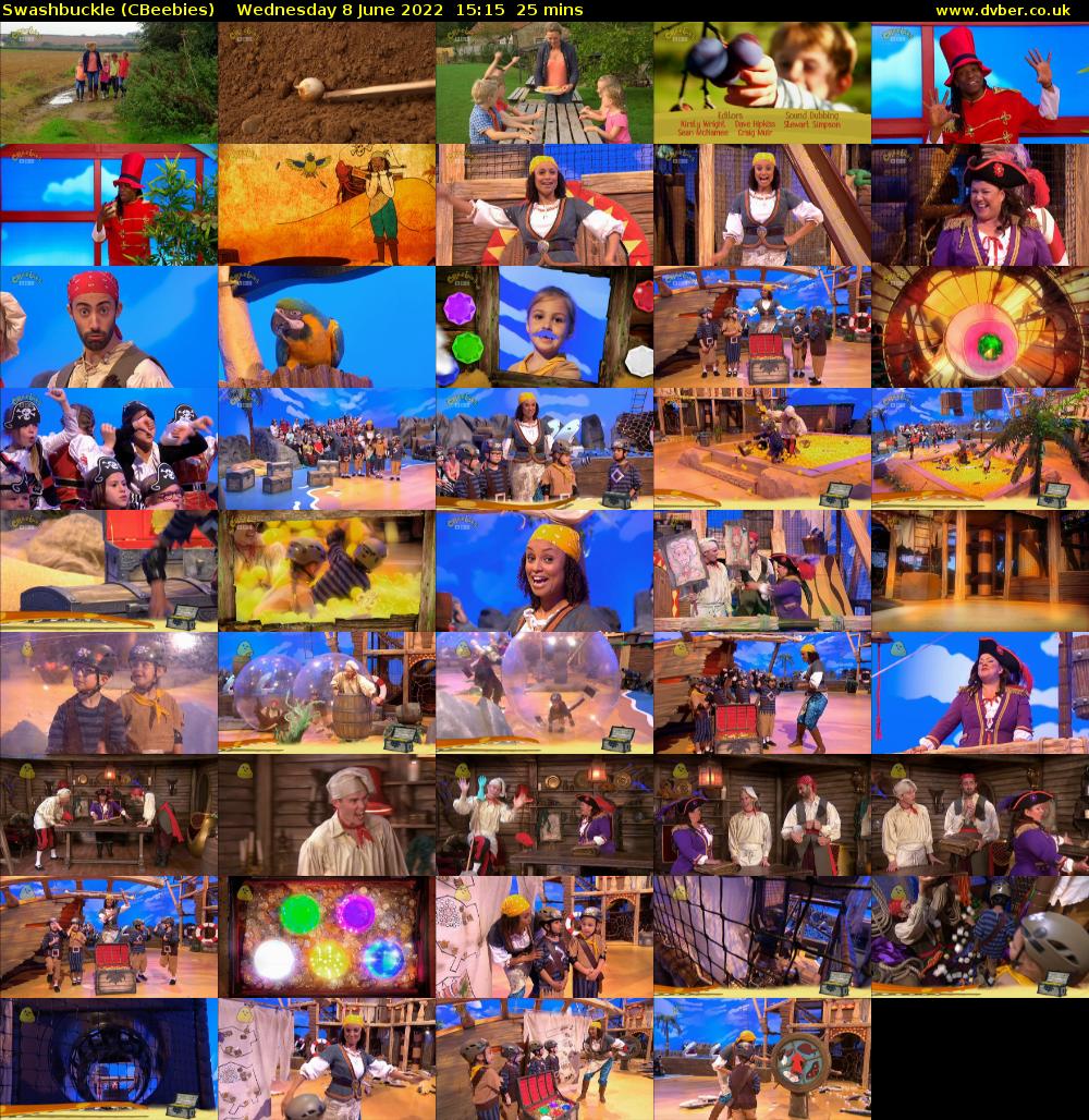 Swashbuckle (CBeebies) Wednesday 8 June 2022 15:15 - 15:40