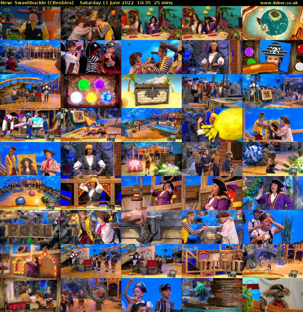 Swashbuckle (CBeebies) Saturday 11 June 2022 10:35 - 11:00