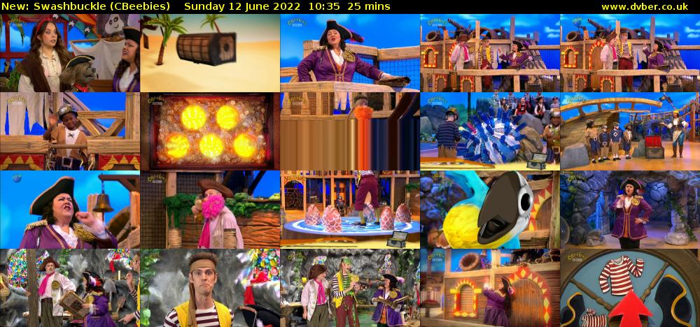 Swashbuckle (CBeebies) Sunday 12 June 2022 10:35 - 11:00