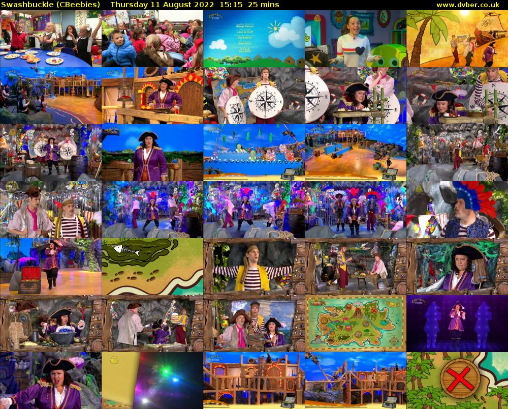 Swashbuckle (CBeebies) Thursday 11 August 2022 15:15 - 15:40