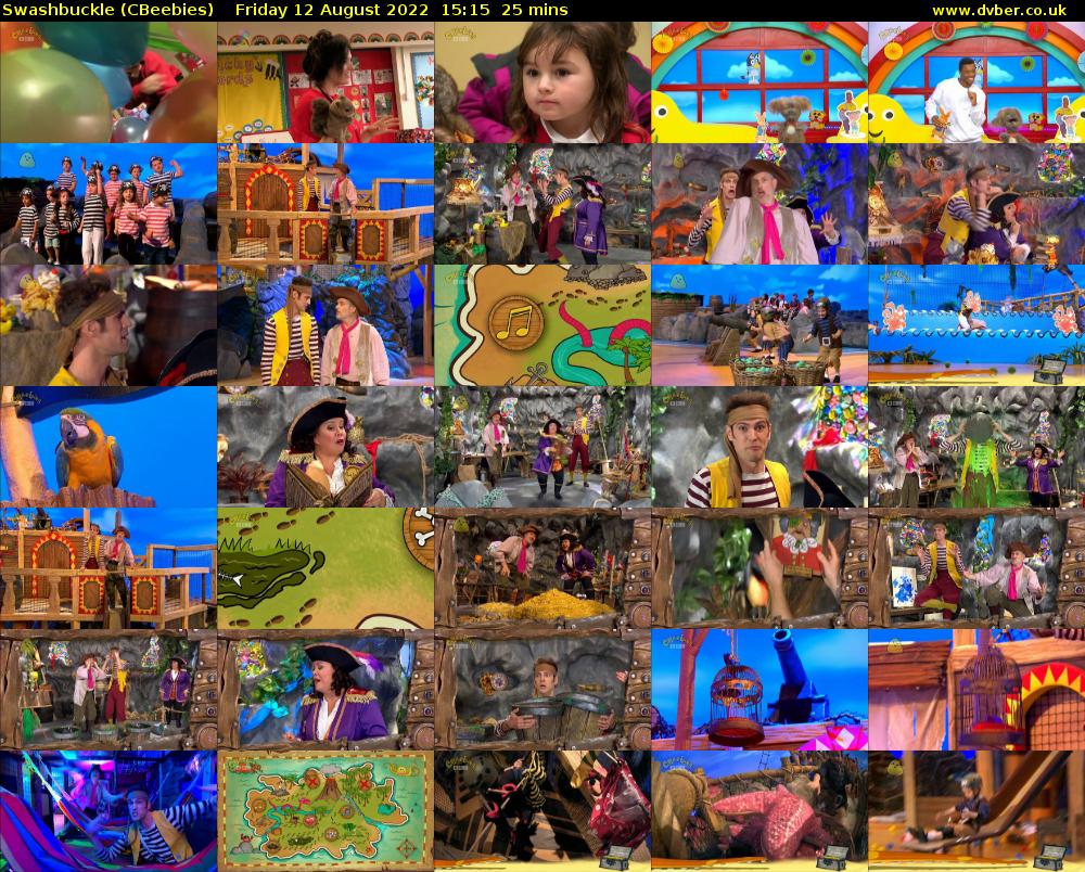 Swashbuckle (CBeebies) Friday 12 August 2022 15:15 - 15:40