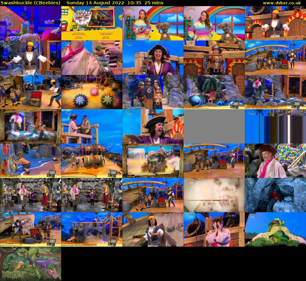 Swashbuckle (CBeebies) Sunday 14 August 2022 10:35 - 11:00