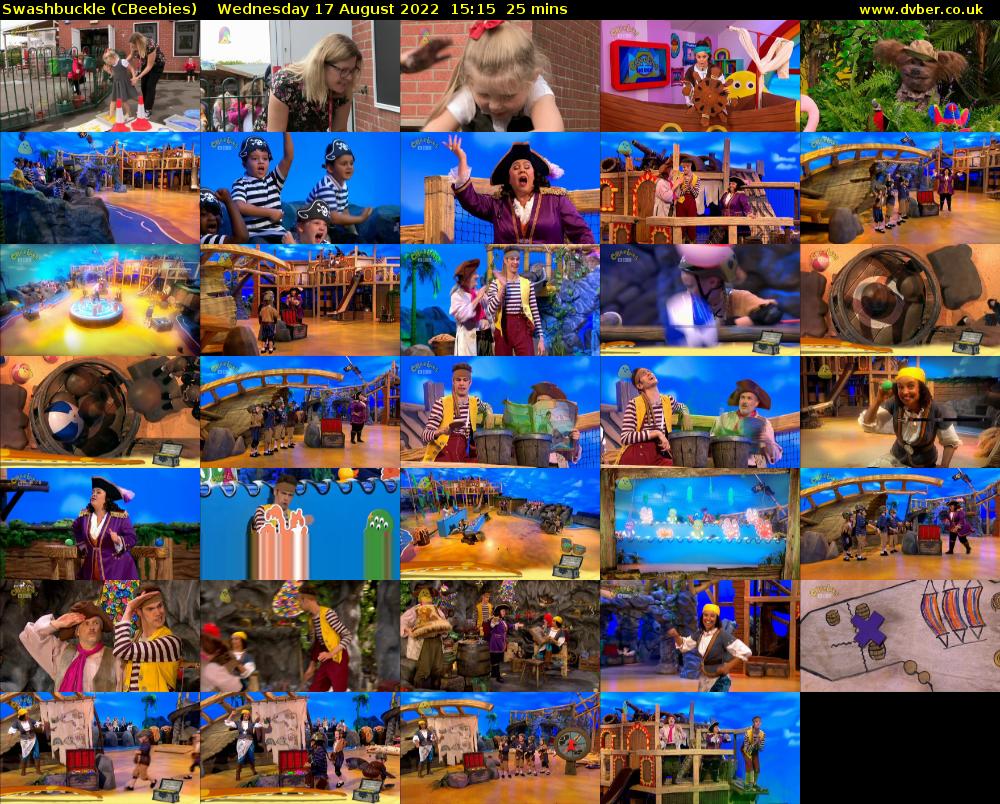 Swashbuckle (CBeebies) Wednesday 17 August 2022 15:15 - 15:40
