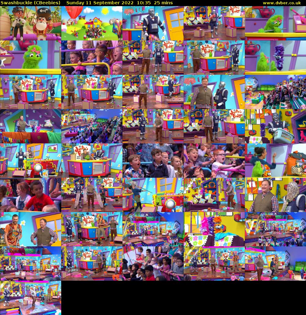 Swashbuckle (CBeebies) Sunday 11 September 2022 10:35 - 11:00