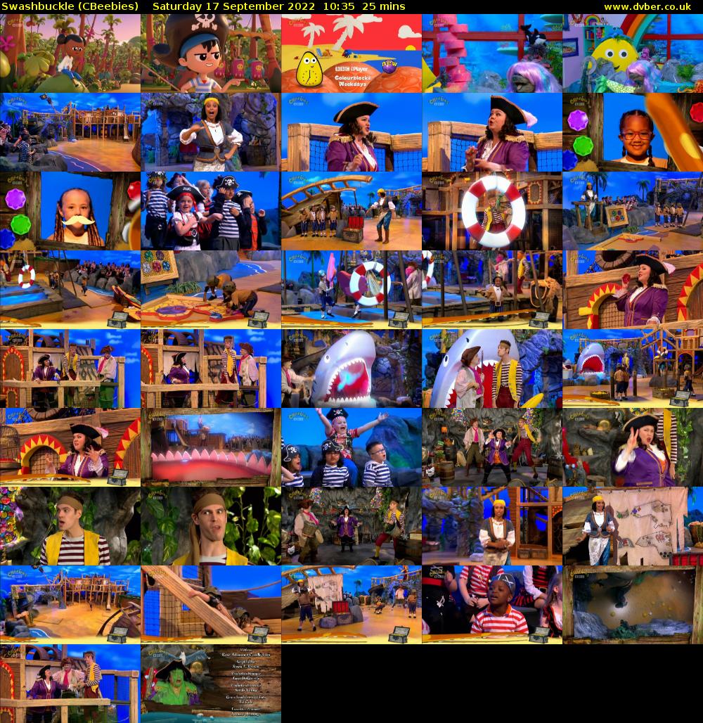 Swashbuckle (CBeebies) Saturday 17 September 2022 10:35 - 11:00