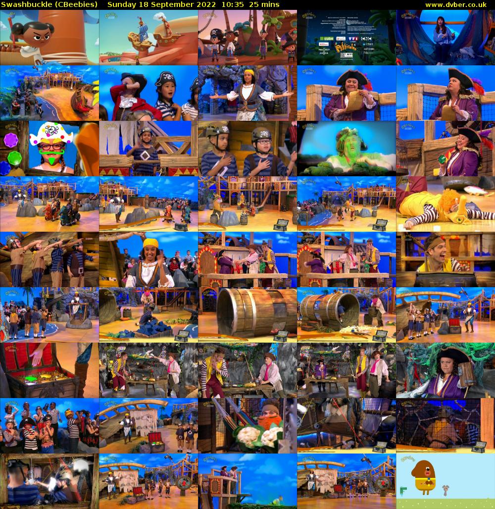 Swashbuckle (CBeebies) Sunday 18 September 2022 10:35 - 11:00