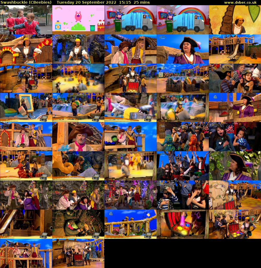 Swashbuckle (CBeebies) Tuesday 20 September 2022 15:15 - 15:40