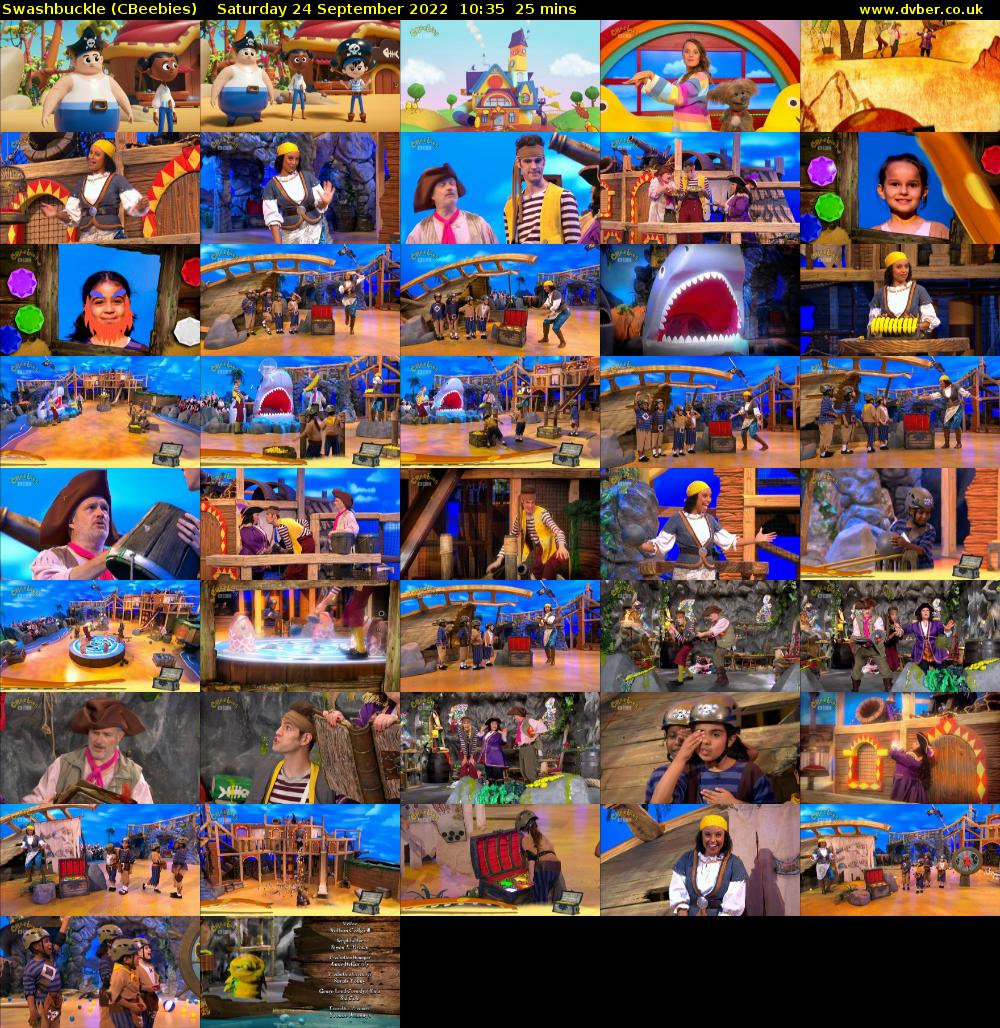 Swashbuckle (CBeebies) Saturday 24 September 2022 10:35 - 11:00