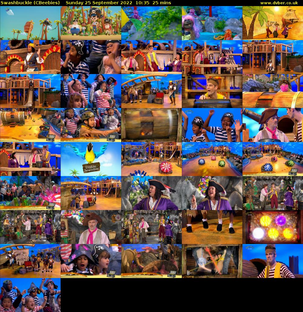 Swashbuckle (CBeebies) Sunday 25 September 2022 10:35 - 11:00