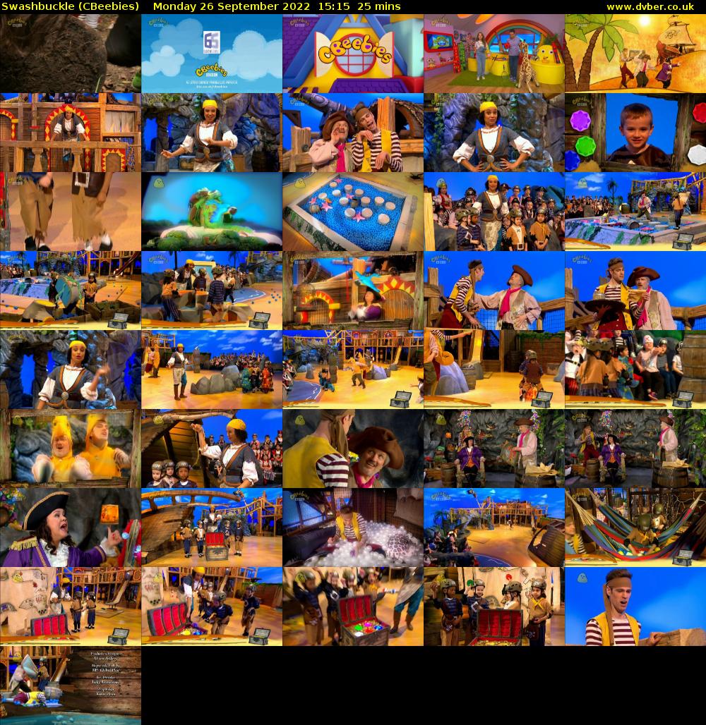 Swashbuckle (CBeebies) Monday 26 September 2022 15:15 - 15:40