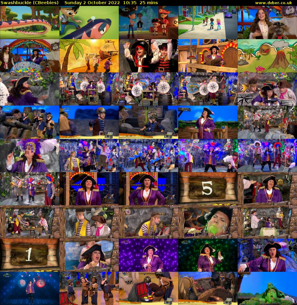 Swashbuckle (CBeebies) Sunday 2 October 2022 10:35 - 11:00