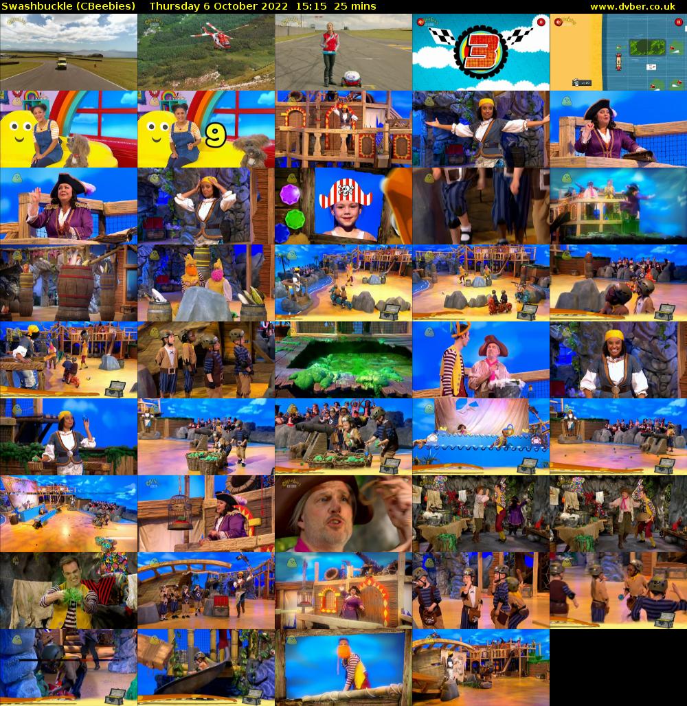 Swashbuckle (CBeebies) Thursday 6 October 2022 15:15 - 15:40