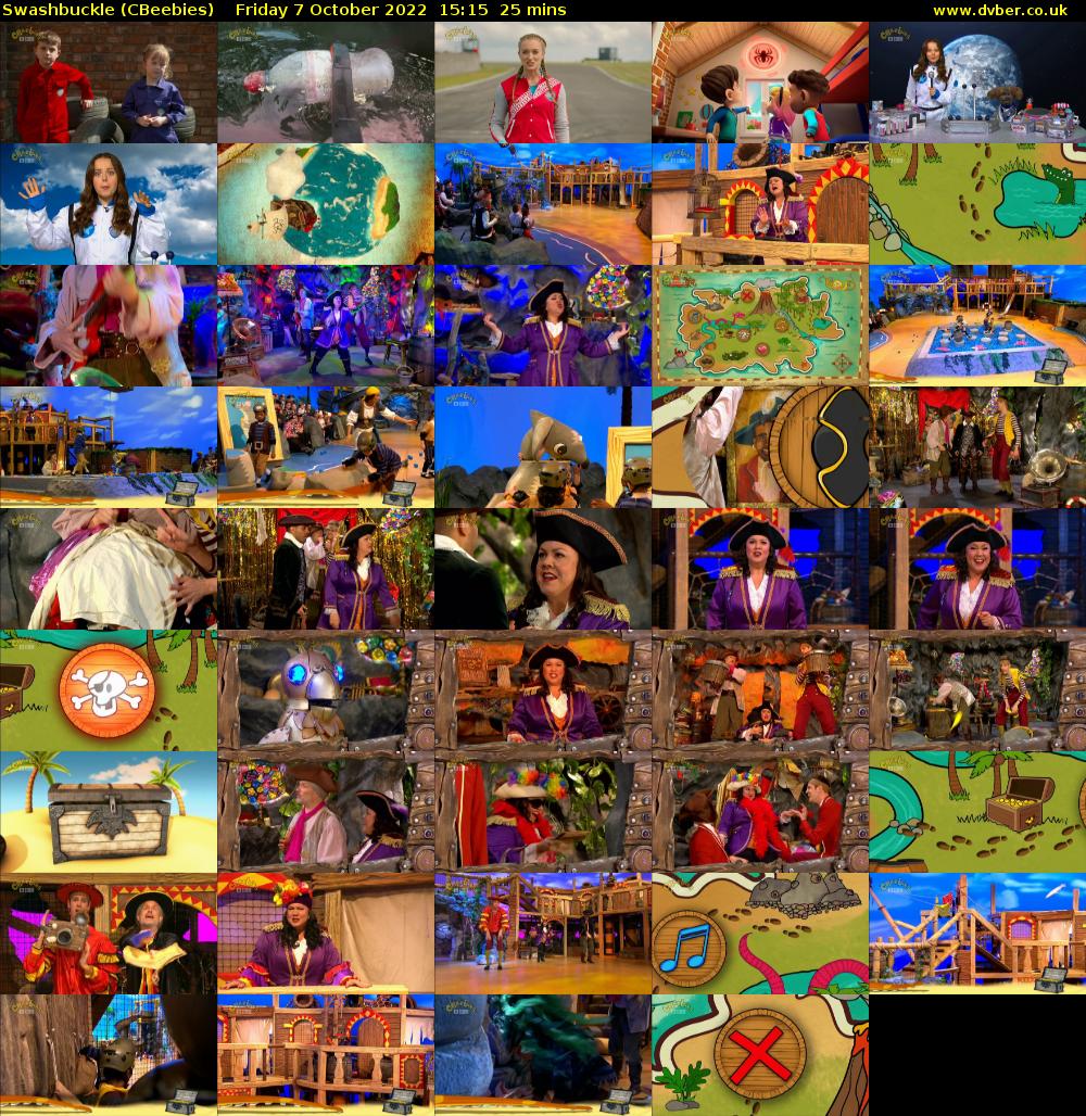 Swashbuckle (CBeebies) Friday 7 October 2022 15:15 - 15:40