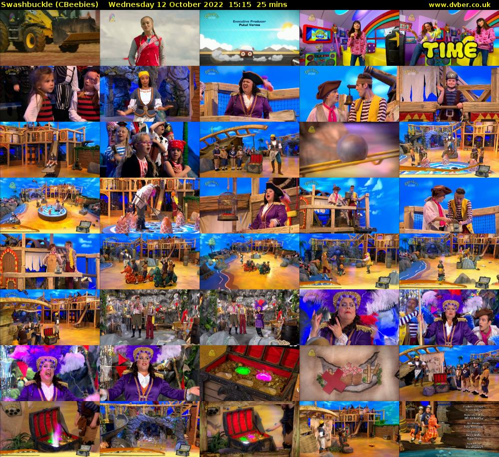 Swashbuckle (CBeebies) Wednesday 12 October 2022 15:15 - 15:40