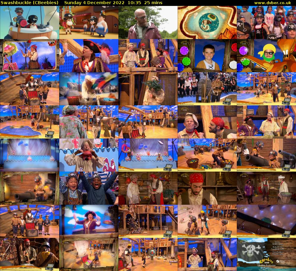 Swashbuckle (CBeebies) Sunday 4 December 2022 10:35 - 11:00