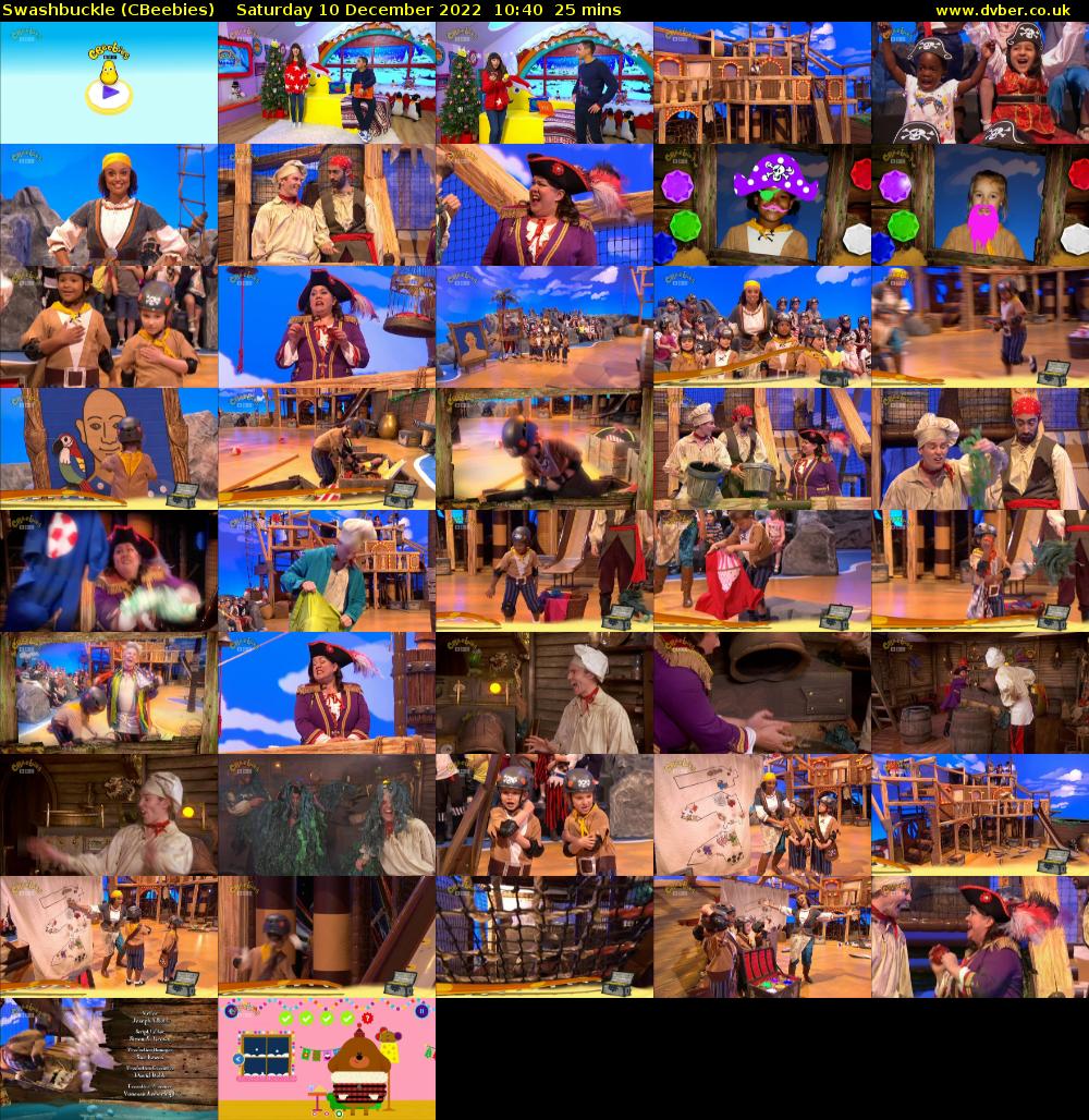 Swashbuckle (CBeebies) Saturday 10 December 2022 10:40 - 11:05
