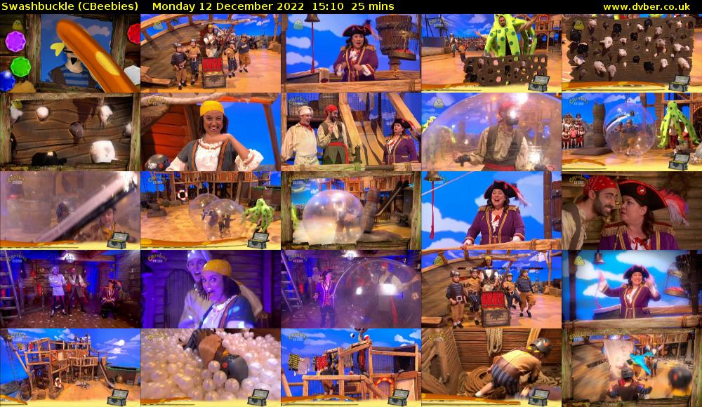 Swashbuckle (CBeebies) Monday 12 December 2022 15:10 - 15:35
