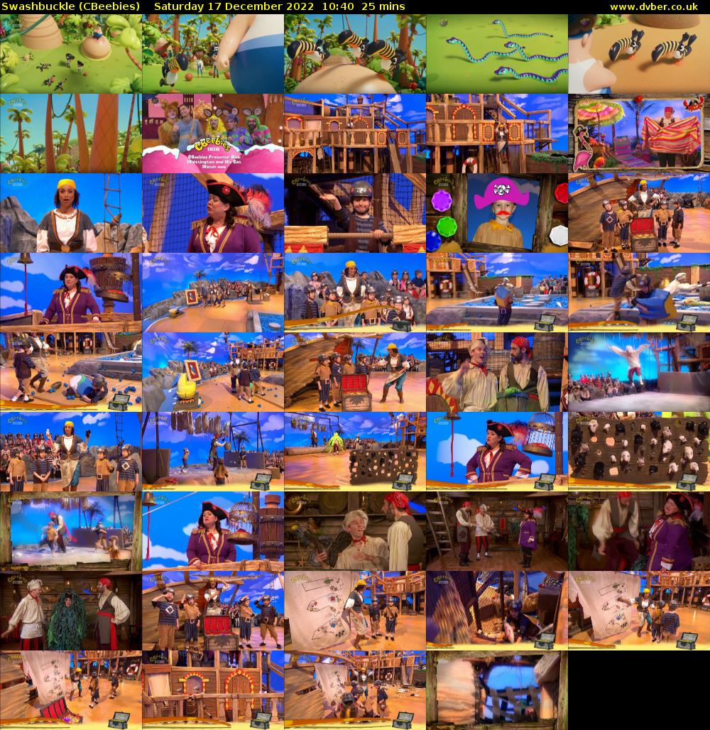 Swashbuckle (CBeebies) Saturday 17 December 2022 10:40 - 11:05