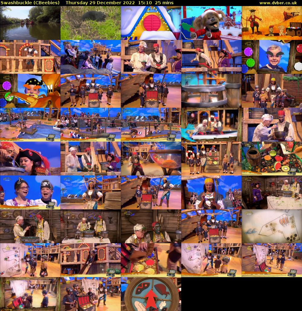 Swashbuckle (CBeebies) Thursday 29 December 2022 15:10 - 15:35