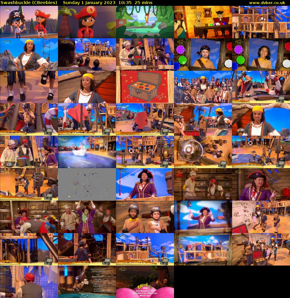 Swashbuckle (CBeebies) Sunday 1 January 2023 10:35 - 11:00