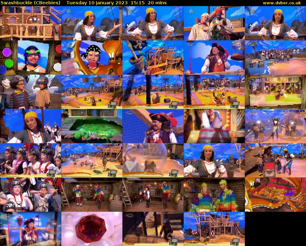 Swashbuckle (CBeebies) Tuesday 10 January 2023 15:15 - 15:35