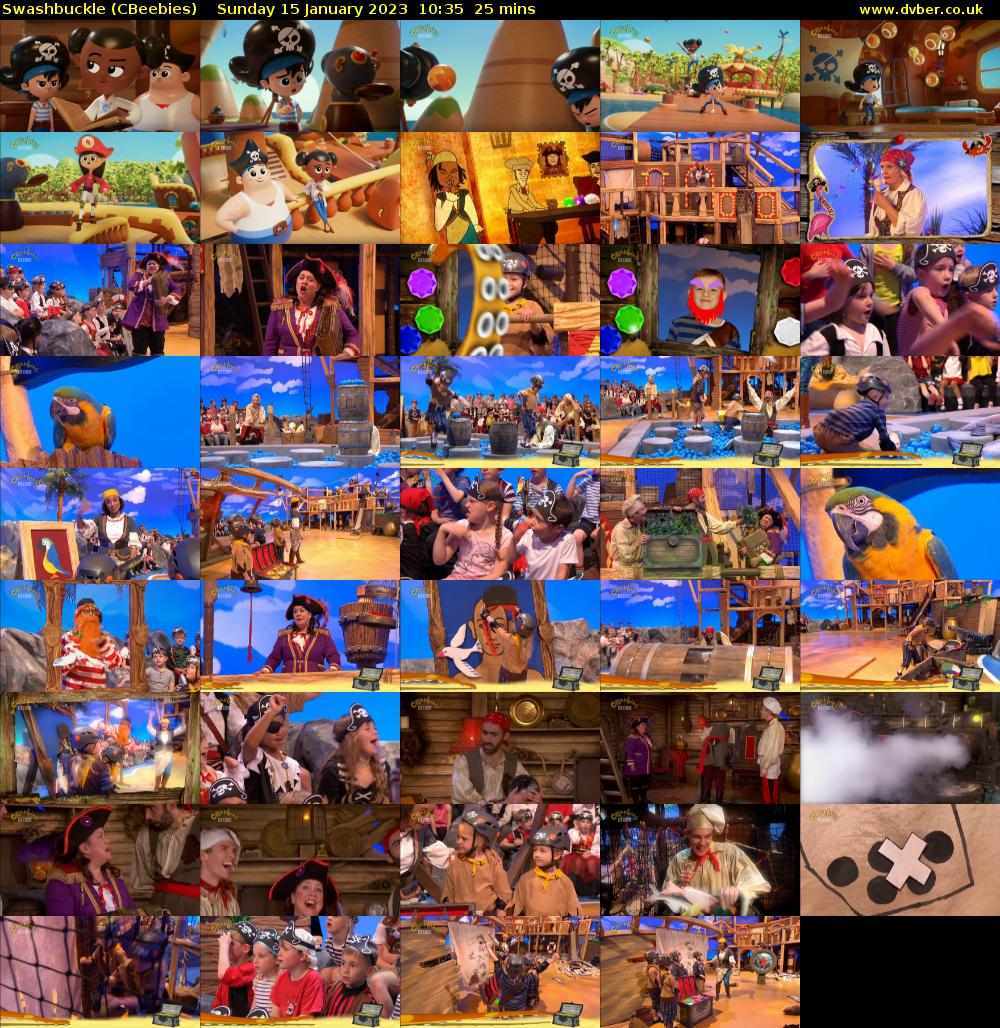 Swashbuckle (CBeebies) Sunday 15 January 2023 10:35 - 11:00