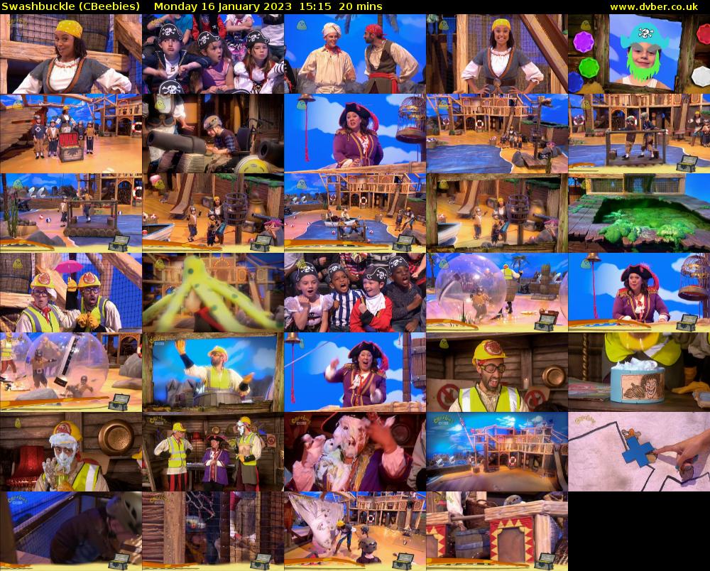 Swashbuckle (CBeebies) Monday 16 January 2023 15:15 - 15:35