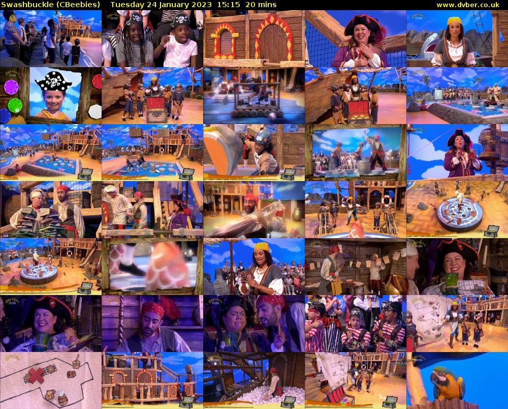 Swashbuckle (CBeebies) Tuesday 24 January 2023 15:15 - 15:35
