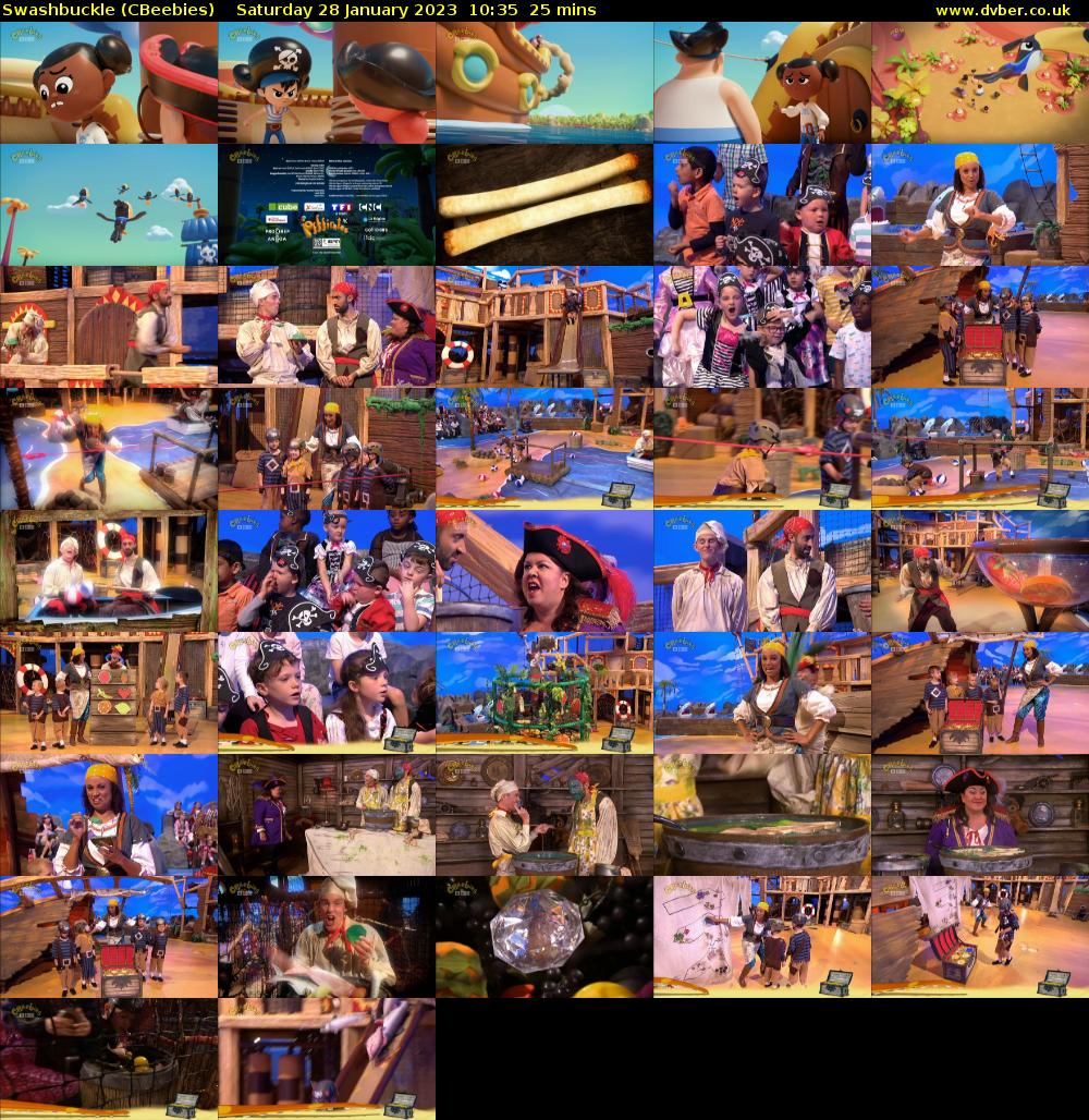 Swashbuckle (CBeebies) Saturday 28 January 2023 10:35 - 11:00