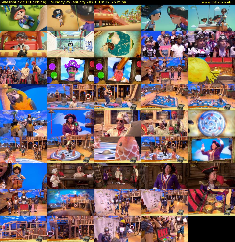 Swashbuckle (CBeebies) Sunday 29 January 2023 10:35 - 11:00