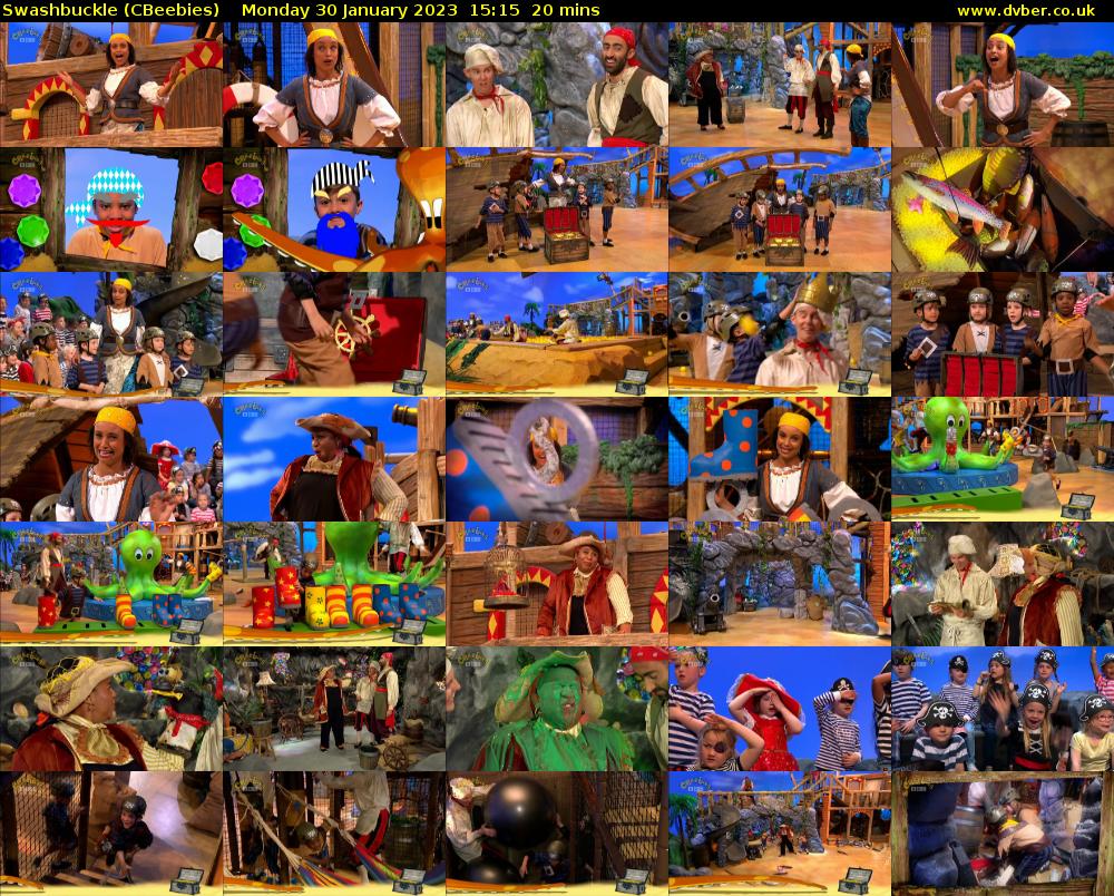 Swashbuckle (CBeebies) Monday 30 January 2023 15:15 - 15:35