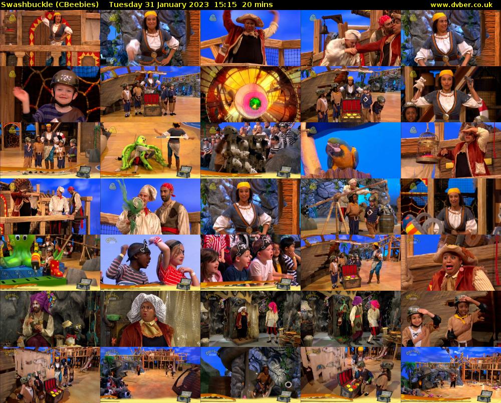Swashbuckle (CBeebies) Tuesday 31 January 2023 15:15 - 15:35