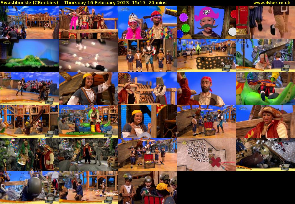 Swashbuckle (CBeebies) Thursday 16 February 2023 15:15 - 15:35