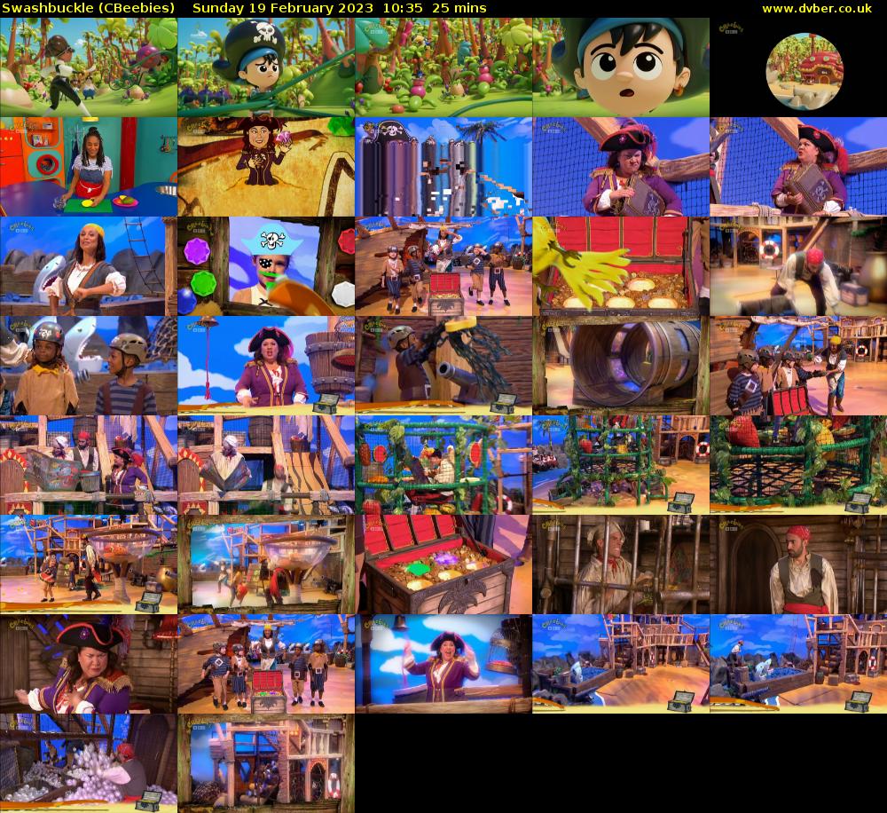 Swashbuckle (CBeebies) Sunday 19 February 2023 10:35 - 11:00