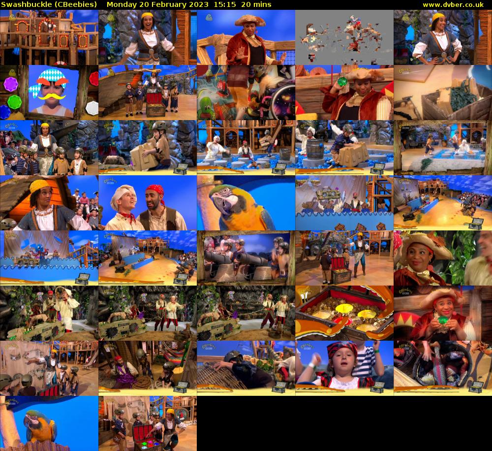 Swashbuckle (CBeebies) Monday 20 February 2023 15:15 - 15:35