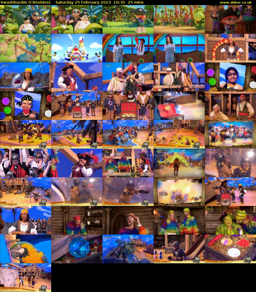 Swashbuckle (CBeebies) Saturday 25 February 2023 10:35 - 11:00