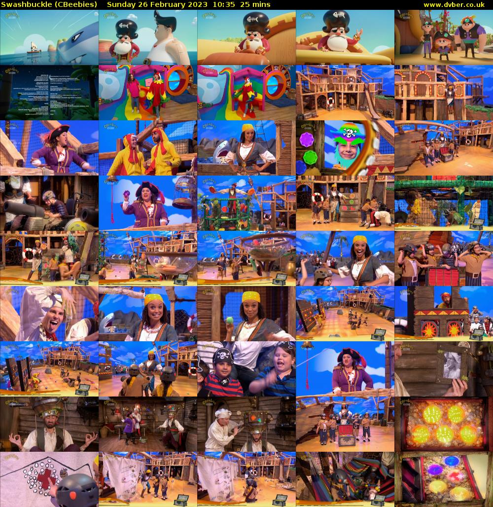 Swashbuckle (CBeebies) Sunday 26 February 2023 10:35 - 11:00