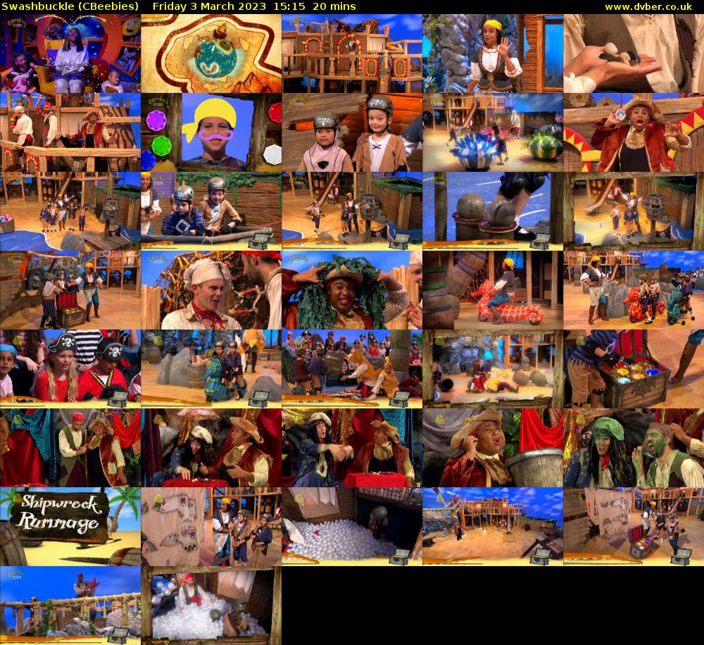 Swashbuckle (CBeebies) Friday 3 March 2023 15:15 - 15:35
