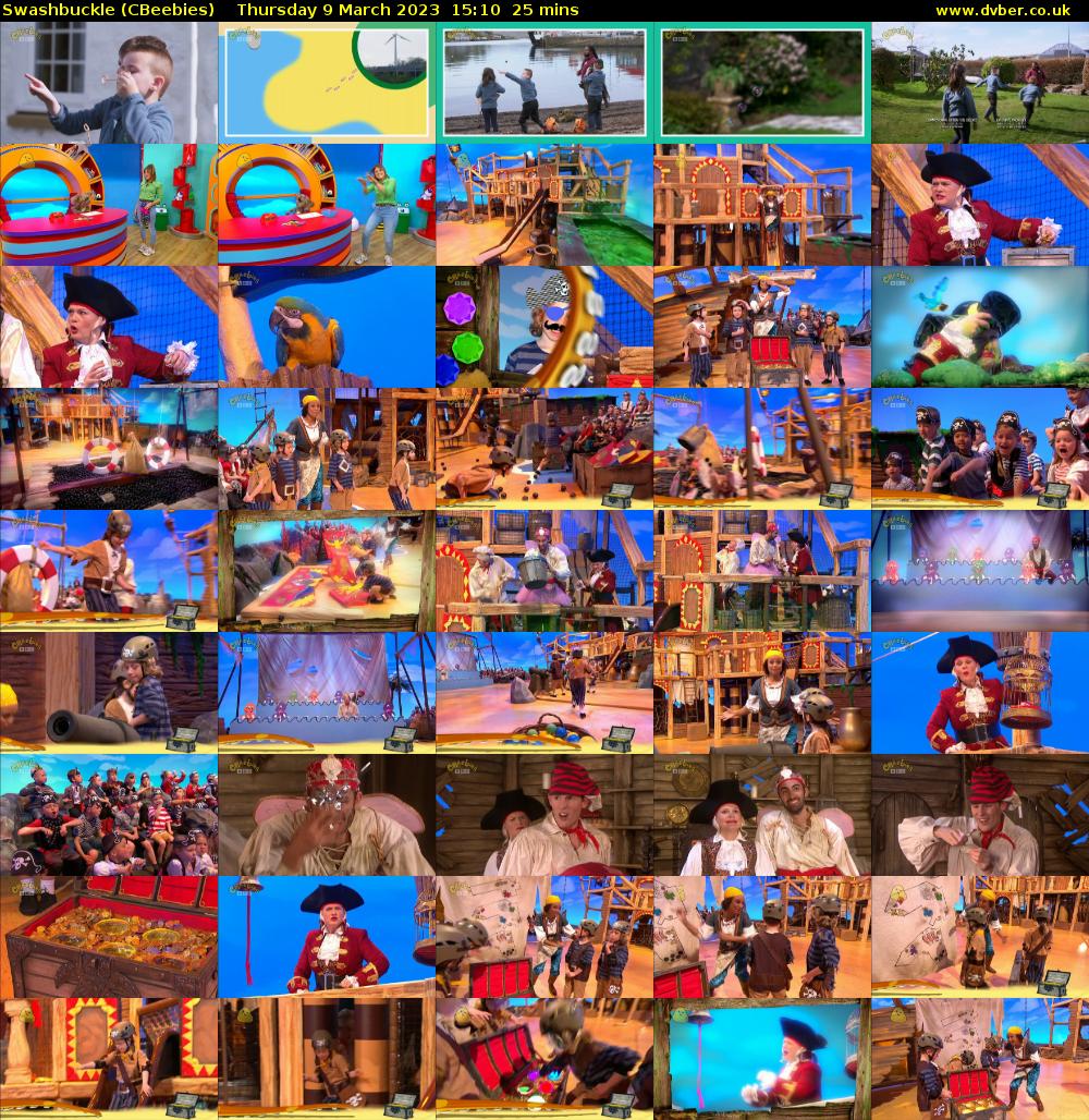 Swashbuckle (CBeebies) Thursday 9 March 2023 15:10 - 15:35