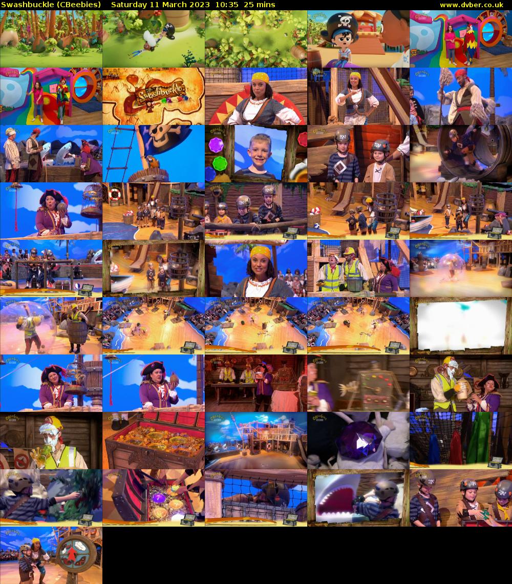 Swashbuckle (CBeebies) Saturday 11 March 2023 10:35 - 11:00