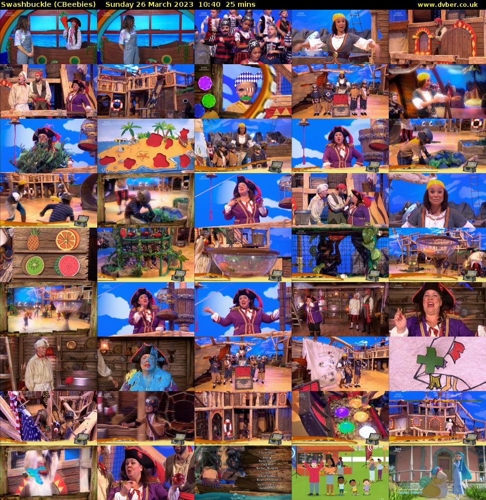 Swashbuckle (CBeebies) Sunday 26 March 2023 10:40 - 11:05