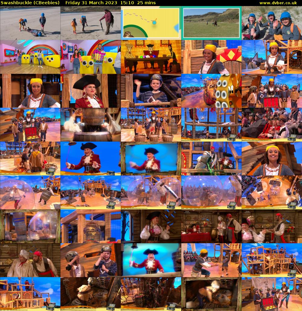 Swashbuckle (CBeebies) Friday 31 March 2023 15:10 - 15:35