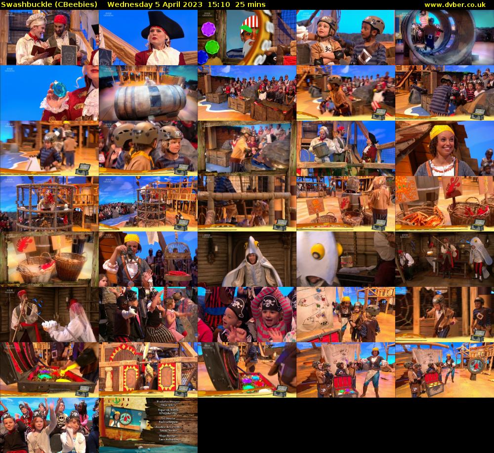 Swashbuckle (CBeebies) Wednesday 5 April 2023 15:10 - 15:35