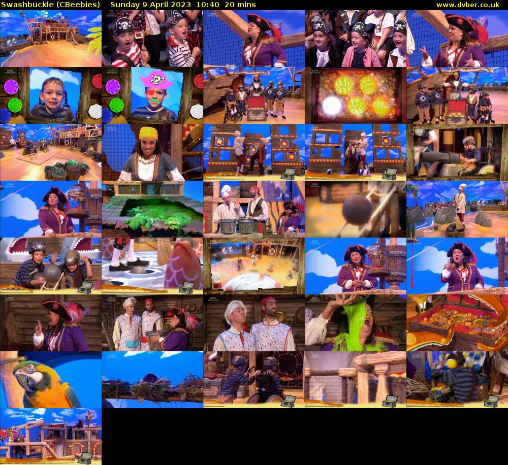 Swashbuckle (CBeebies) Sunday 9 April 2023 10:40 - 11:00