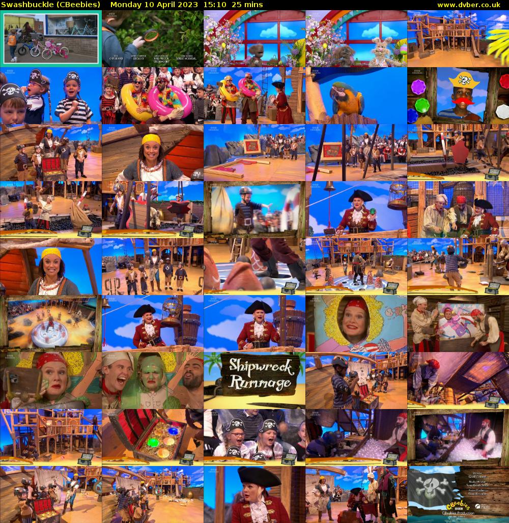 Swashbuckle (CBeebies) Monday 10 April 2023 15:10 - 15:35
